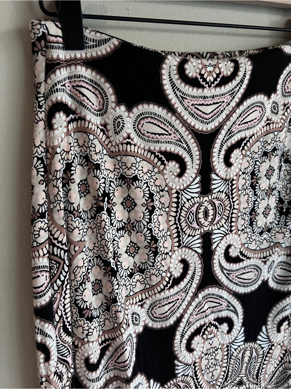 Anthropologie Maeve Corvo Wrap Skirt Paisley Pull‎ On Stretch Size XS - Picture 3 of 12